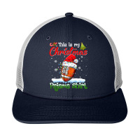 Football This Is My Christmas Football Pajama Xmas Mens Boys Kids 392 Snapback Trucker Cap | Artistshot