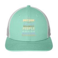 Went Outside Today People Cold 0 Stars Review Parody Snapback Trucker Cap | Artistshot