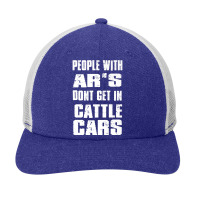 People With Ar's Don'gein Cattle Cars Games Characters Snapback Trucker Cap | Artistshot