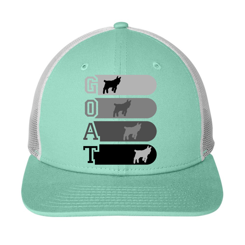 Titan Novel Ts Greatest Of All Time Baby Goat Snapback Trucker Cap by AngelaMaria | Artistshot