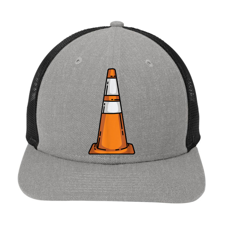 Traffic Cone Lazy Easy Funny Last Minute Halloween Costume Snapback Trucker Cap by LilaFrancine | Artistshot