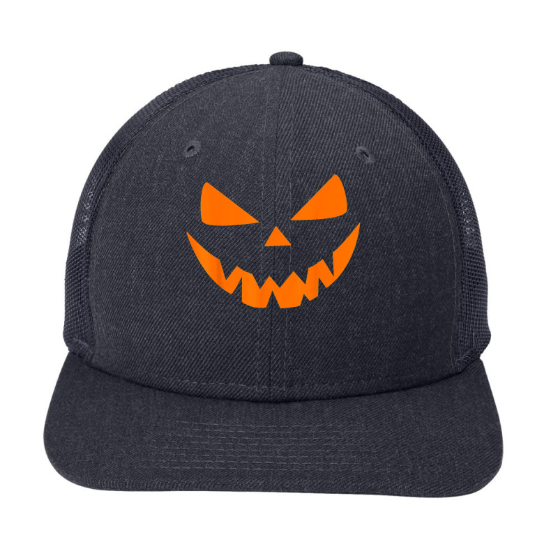 Halloween Costume Jack O Lantern Pumpkin Face Women Men Snapback Trucker Cap | Artistshot