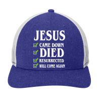 Jesus Christ Christian Tick, Will Come Again T Shirt Snapback Trucker Cap | Artistshot