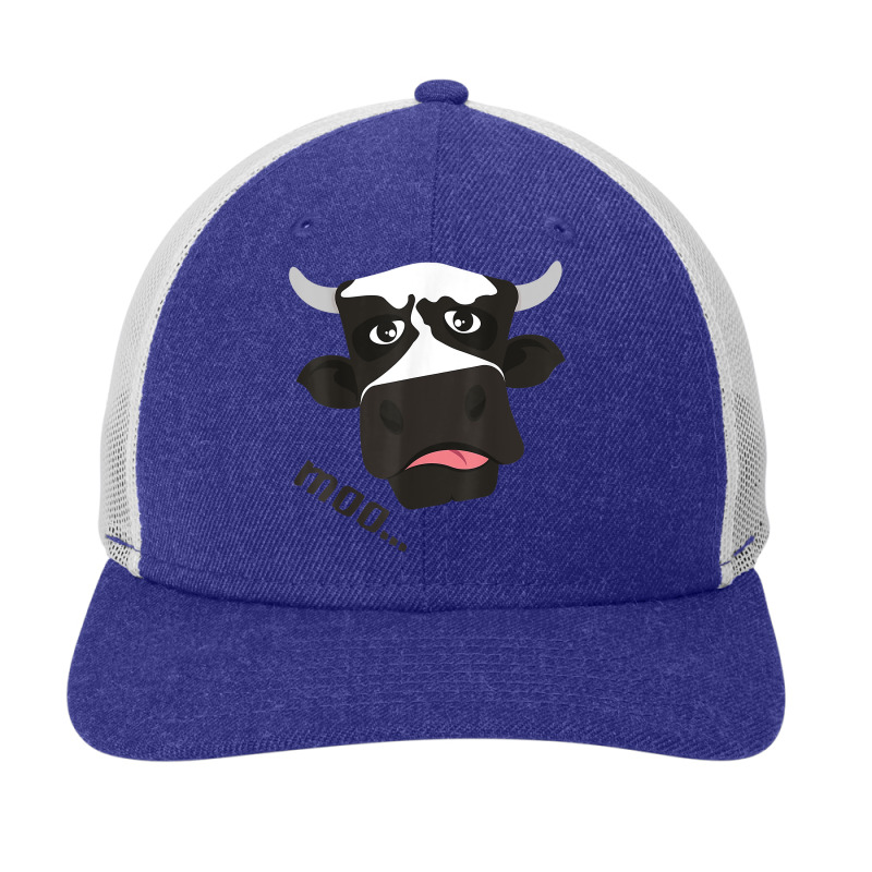 Funny Milk Cow Moo Farm Animal Snapback Trucker Cap by RiekertAlennah | Artistshot