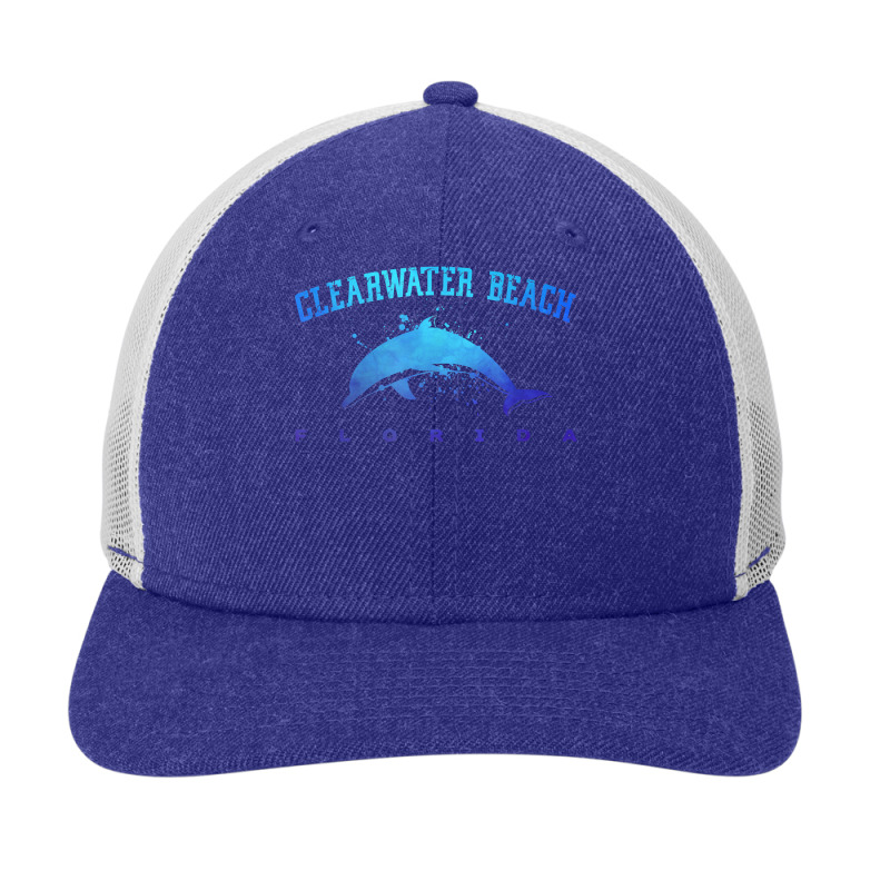 Clearwater Beach Florida Dolphin Lover Scuba Diving Vacation Snapback Trucker Cap by FrancesTiffany | Artistshot