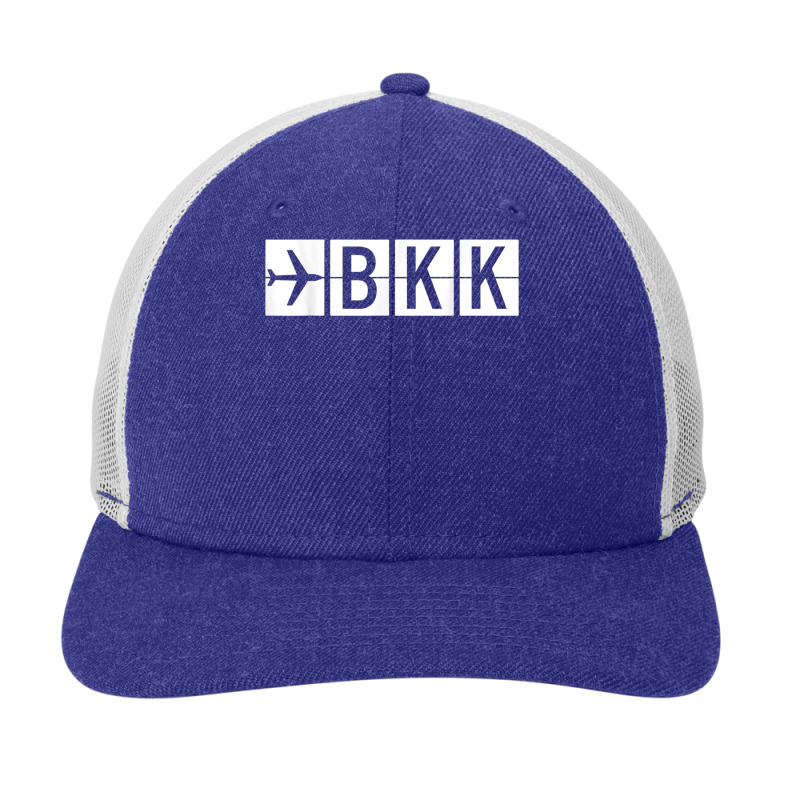 Bkk Bangkok Thailand Airport T Shirt Snapback Trucker Cap by cm-arts | Artistshot