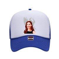 Funny Gift Angelina Pretty Call Me Foam Trucker Hat | Artistshot