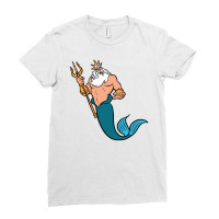 King Triton Ladies Fitted T-shirt | Artistshot