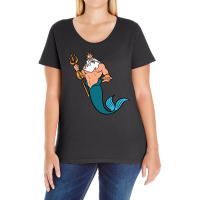 King Triton Ladies Curvy T-shirt | Artistshot