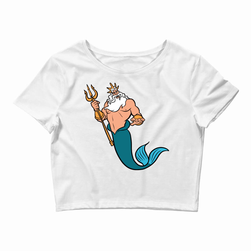 King Triton Crop Top by kisakisa | Artistshot