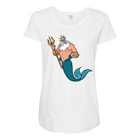 King Triton Maternity Scoop Neck T-shirt | Artistshot