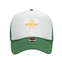 Childhood Cancer Awareness Hope Support Strong Warrior Foam Trucker Hat | Artistshot