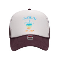 Jcombs Galveston Island, Tx, Sea Turtle And Beach Foam Trucker Hat | Artistshot