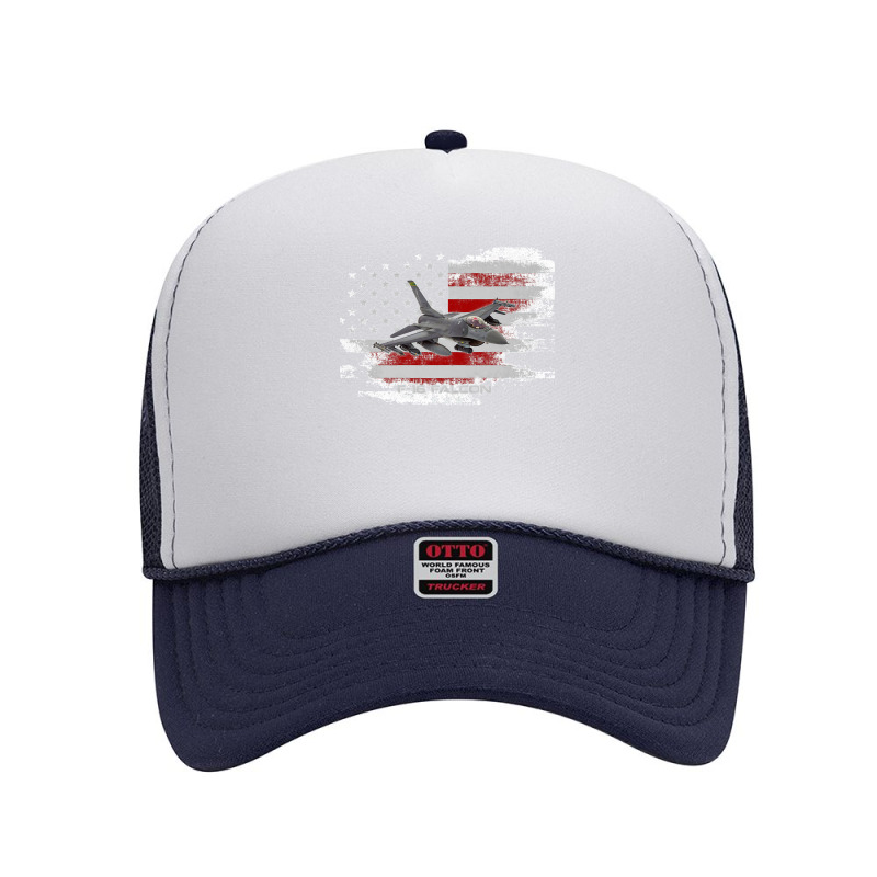 F 16 Fighting Falcon Viper Fighter Pilot Military Aviation Premium T S Foam Trucker Hat by AndreaRomero | Artistshot