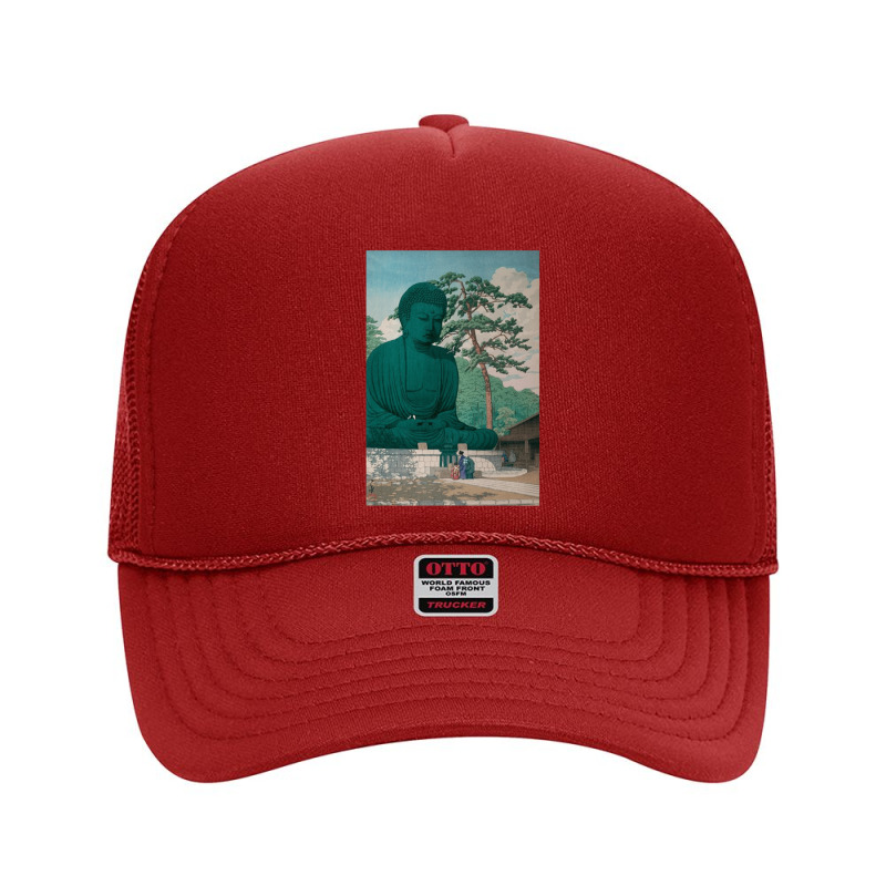 The Great Buddha Of Kamakura, The Great Buddha Of Kamakura Vinatge, Th Foam Trucker Hat by SHIMBERP | Artistshot