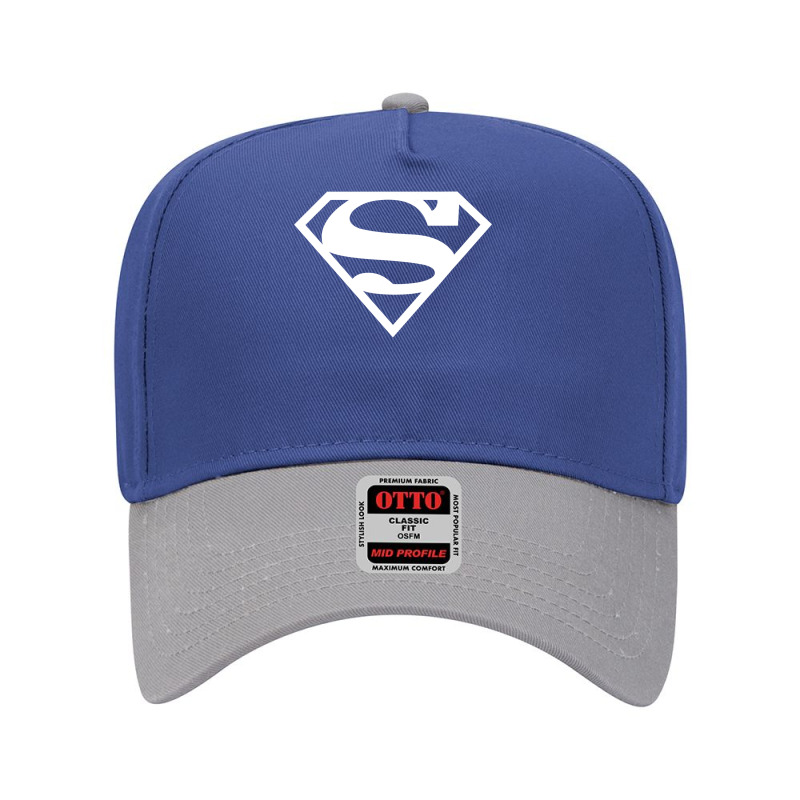 Supergirl White & Pink Shield Adjustable Baseball Cap | Artistshot