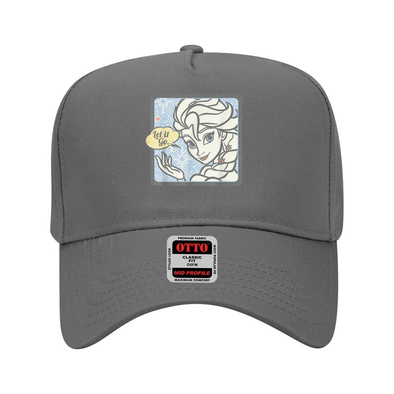 Frozen Elsa Let It Go Tonal Stamp Graphic Adjustable Baseball Cap by CharlizeShanon | Artistshot