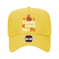 Digesting Turkey Face Adjustable Baseball Cap | Artistshot