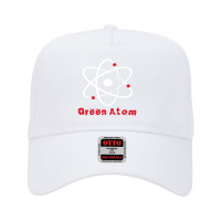 Green Atom Adjustable Baseball Cap | Artistshot