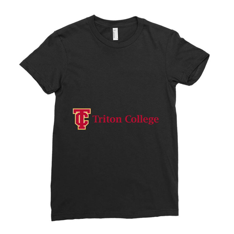 Triton College Ladies Fitted T-Shirt by Bryanrafalsky | Artistshot