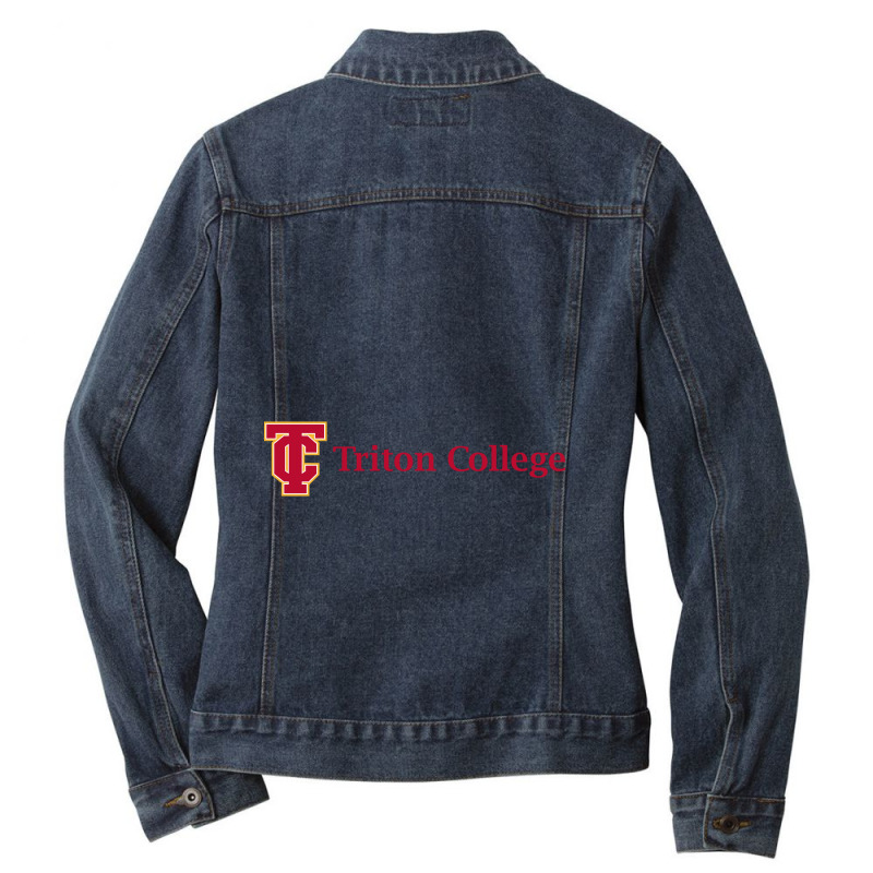 Triton College Ladies Denim Jacket by Bryanrafalsky | Artistshot