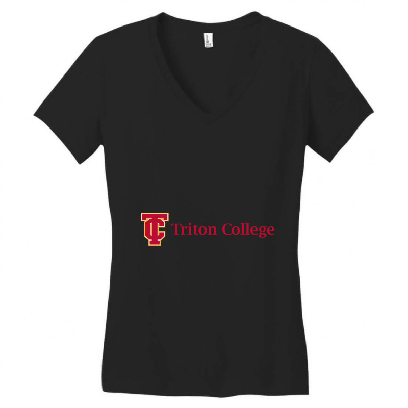 Triton College Women's V-Neck T-Shirt by Bryanrafalsky | Artistshot