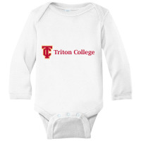 Triton College Long Sleeve Baby Bodysuit | Artistshot