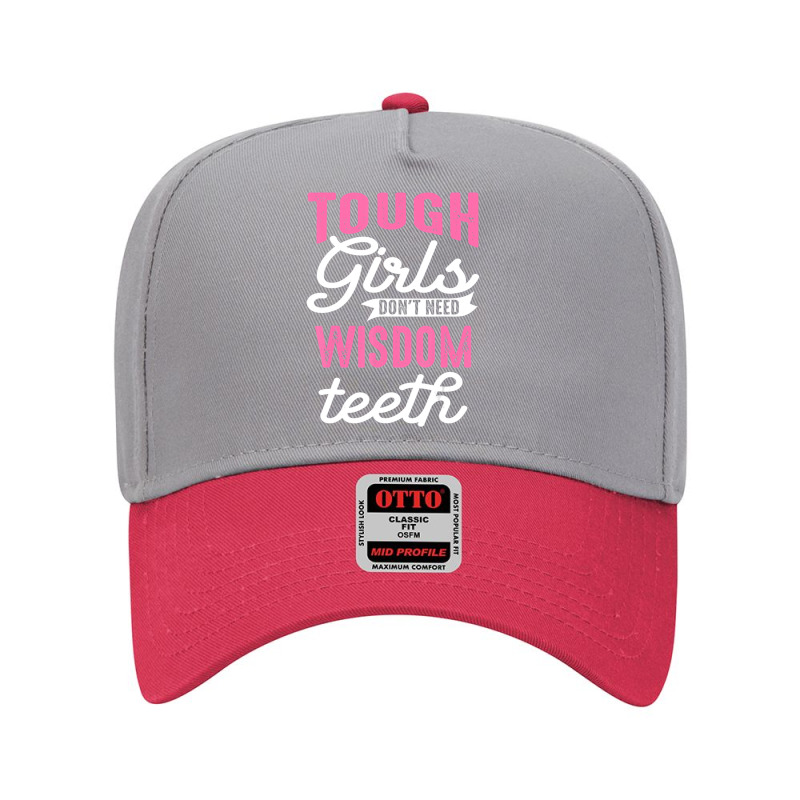 Cool Wisdom Teeth Extraction Women Tough Girl Gag Adjustable Baseball Cap | Artistshot