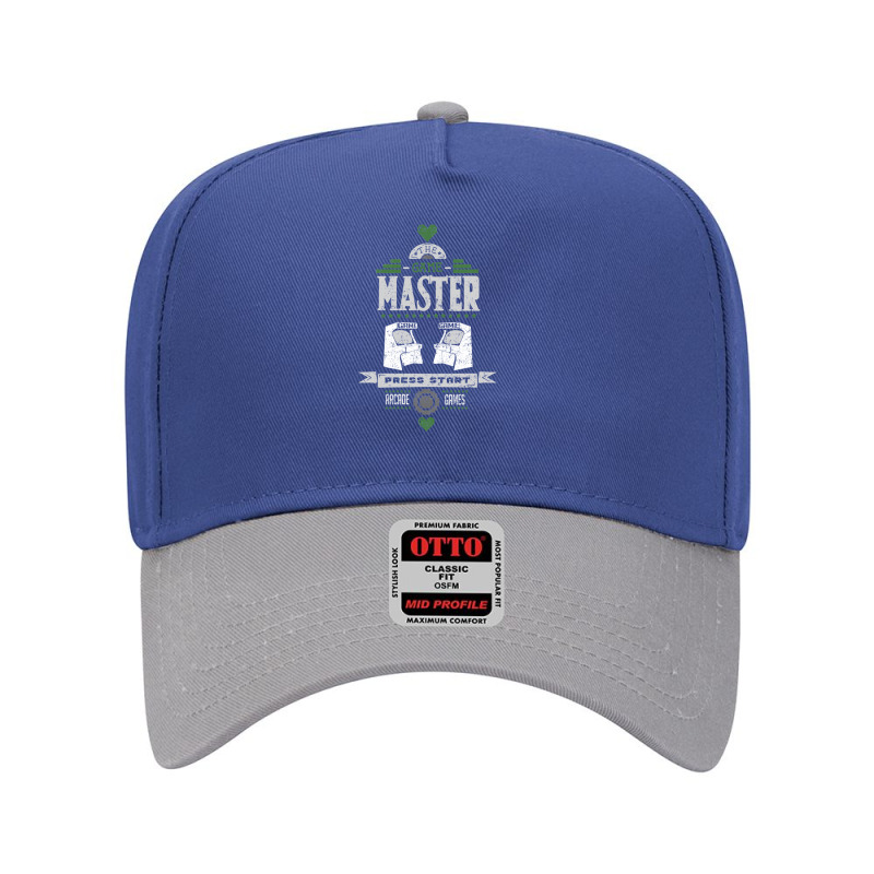 Game Master Gaming Press Start Arcade Gamer Adjustable Baseball Cap by saterseim | Artistshot