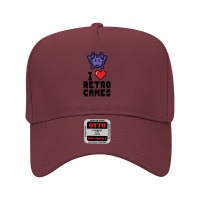 I Love Retro Games Arcade Gamer 1 Adjustable Baseball Cap | Artistshot