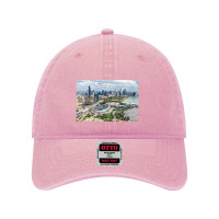 Soldier And Skyline Dyed Cap | Artistshot