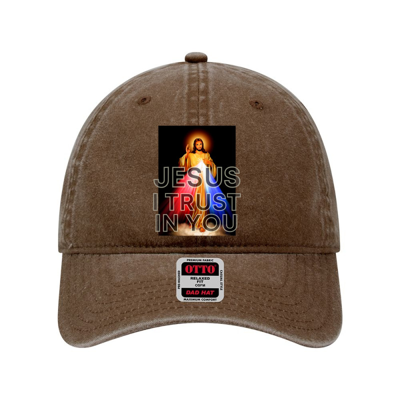 Jesus Christ Christian Jesus I Trust In You Divine Mercy Graphic Catho Dyed Cap by peafowl | Artistshot