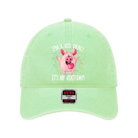 I_m A Big Deal It_s My Birthday Funny Birthday With Pig New Year Dyed Cap | Artistshot