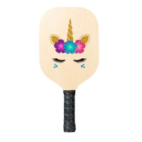 Womens Unicorn Face Halloween Costume Idea And Birthday Outfit Tank To Pickleball Paddle | Artistshot