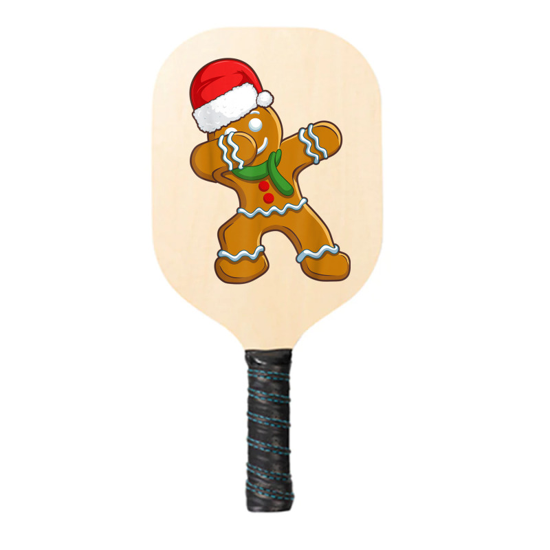 Dabbing Gingerbread Santa Christmas Kids Boys Xmas Cookie Pickleball Paddle | Artistshot