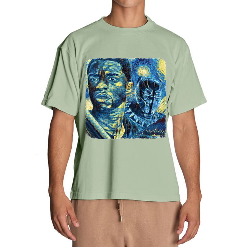 Black Panther Van Gogh Urban Heavy T-shirt by cm-arts | Artistshot