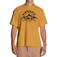 Minnesota North Star State Est. 1858 Vintage Mountains Gift Urban Heavy T-shirt | Artistshot