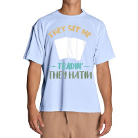 They See Me Trading Cards Cardboard Collectibles Decks T Shirt Urban Heavy T-shirt | Artistshot