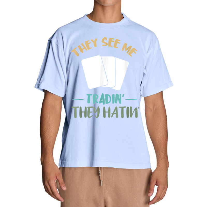 They See Me Trading Cards Cardboard Collectibles Decks T Shirt Urban Heavy T-shirt by cm-arts | Artistshot