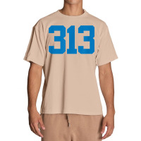 Detroit 313 Area Code   Grit   Sports Fan   Detroiter Fan T Shirt Urban Heavy T-shirt | Artistshot