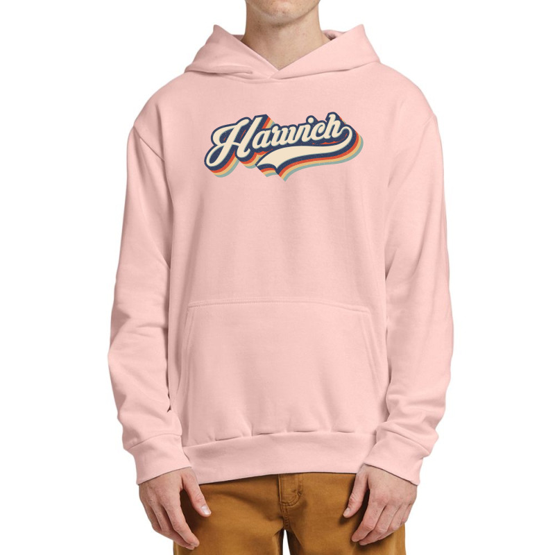 I Love Harwich City Usa Retro Vintage Urban Pullover Hoodie | Artistshot