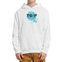 Beer - Tgif - Thank God It's Fermented (white) Urban Pullover Hoodie | Artistshot