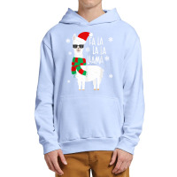 Fa La La Llama   Funny Falala Llama Christmas T Shirt Urban Pullover Hoodie | Artistshot