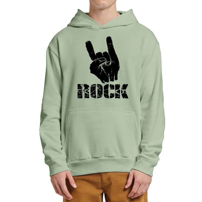 Born To Be Rock Star   Hand Horns  Tee Urban Pullover Hoodie | Artistshot