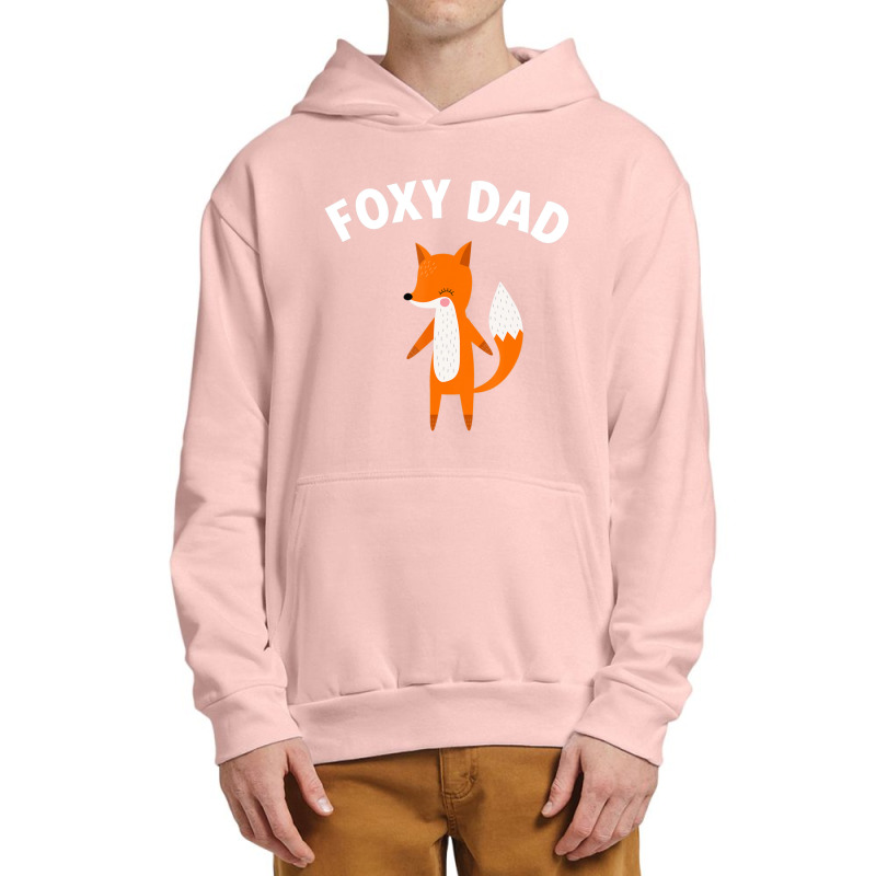 Foxy Dad Father's Day Fox Pun Joke Urban Pullover Hoodie | Artistshot