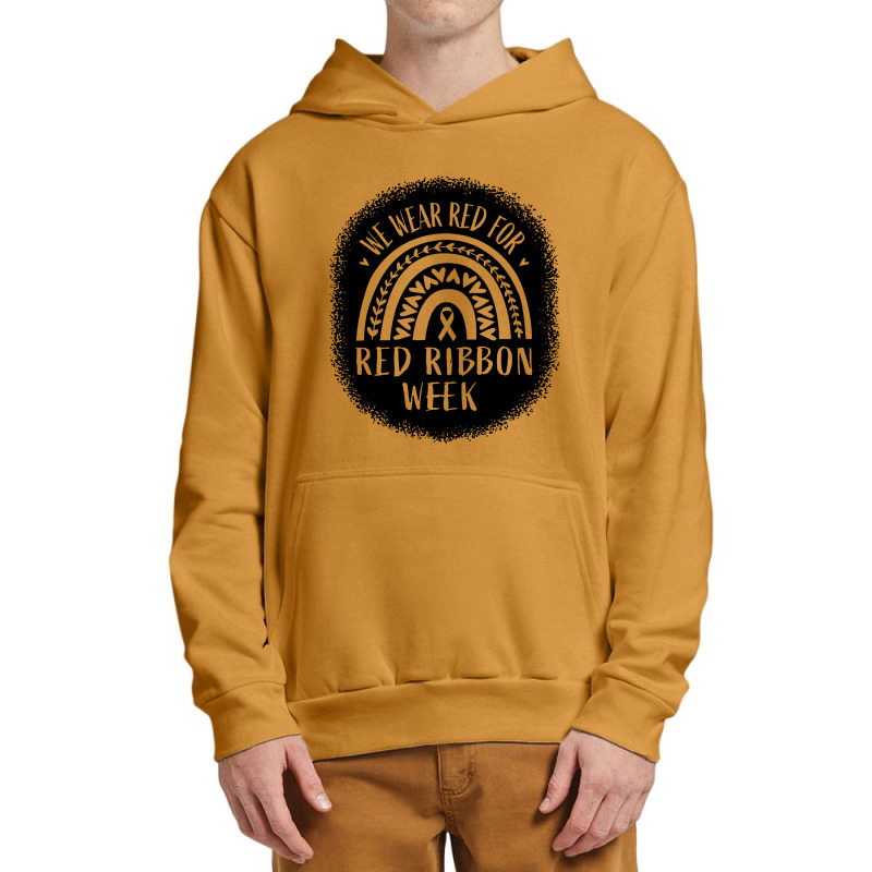 Red Ribbon Week Awareness Urban Pullover Hoodie | Artistshot