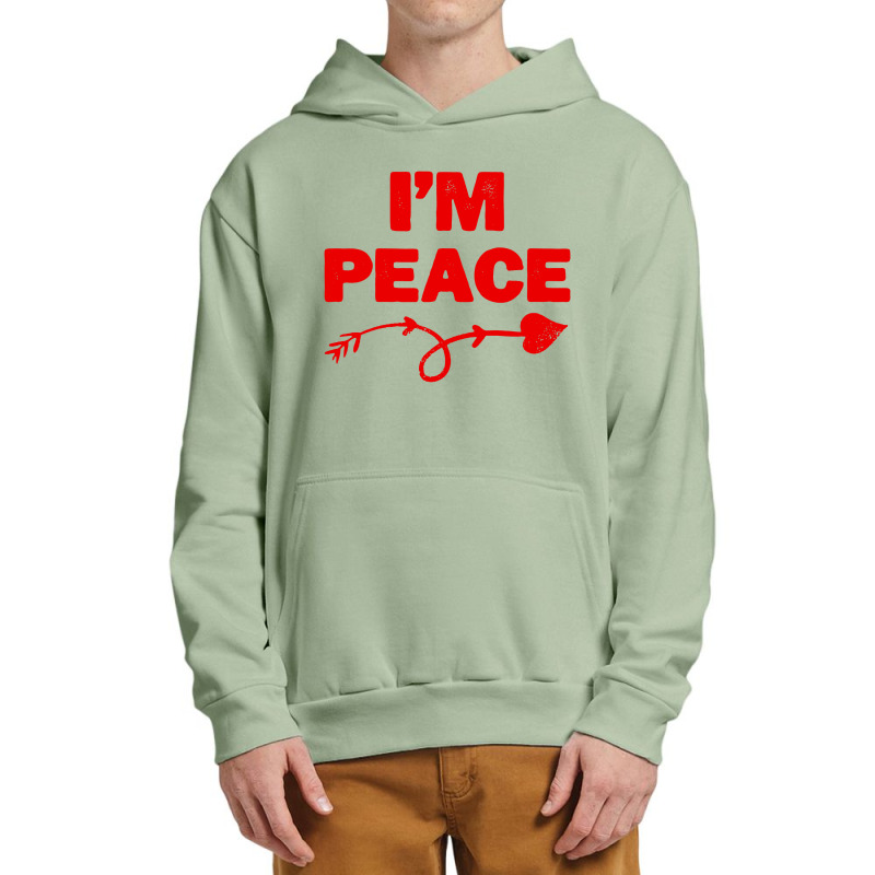 I'm Peace Apparels Funny Couple's Matching Urban Pullover Hoodie | Artistshot