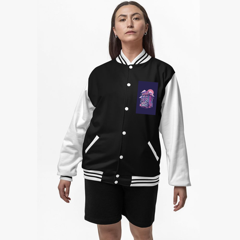 Retro Gaming Machine Bomber Jacket | Artistshot