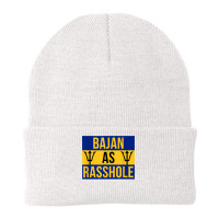 Barbados Flag With Barbados Tridents Bajan As Rasshole Beanie | Artistshot