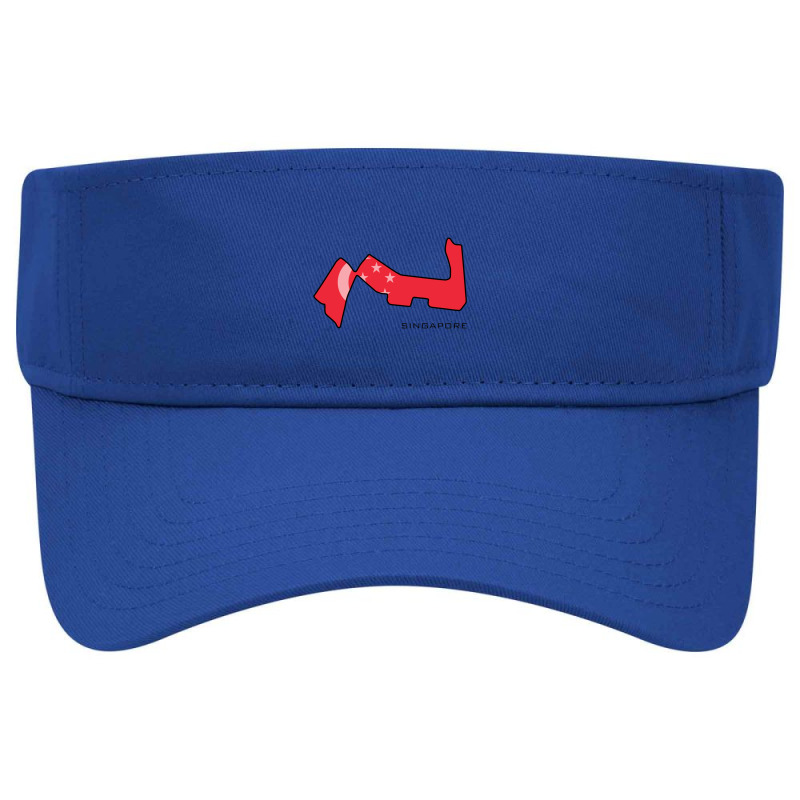 Singapore Circuit Visor hat by NICHOLASGIBSON | Artistshot